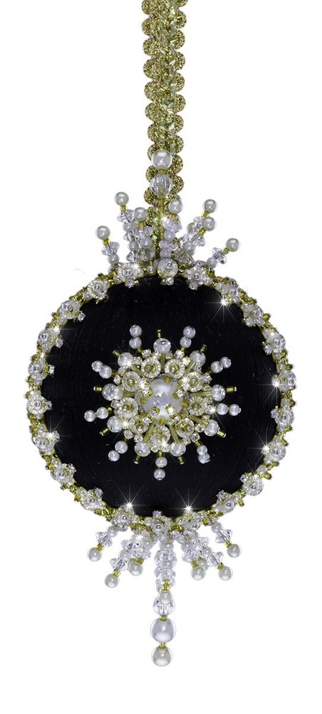 The Cracker Box Arabesque (Emerald Ball with Silver Accents)