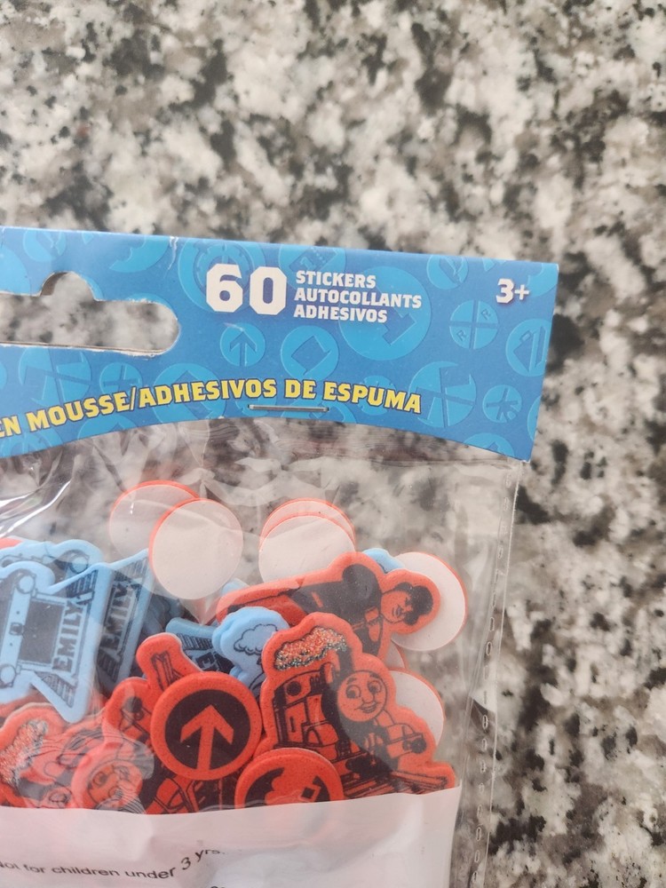 Thomas & Friends 60 Stickers-SEALED
