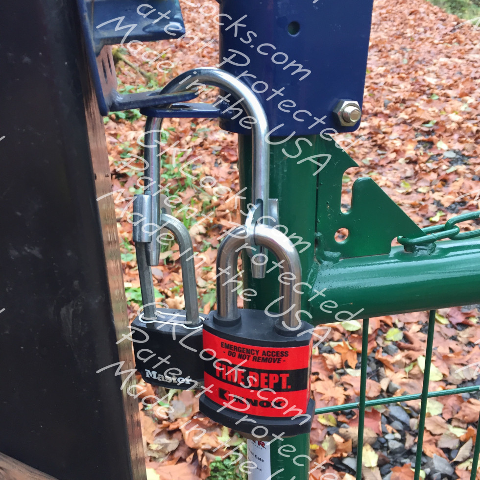 GM P2002, Multiple Padlock Locking Device - Shared Access - Dual Hasp  A1