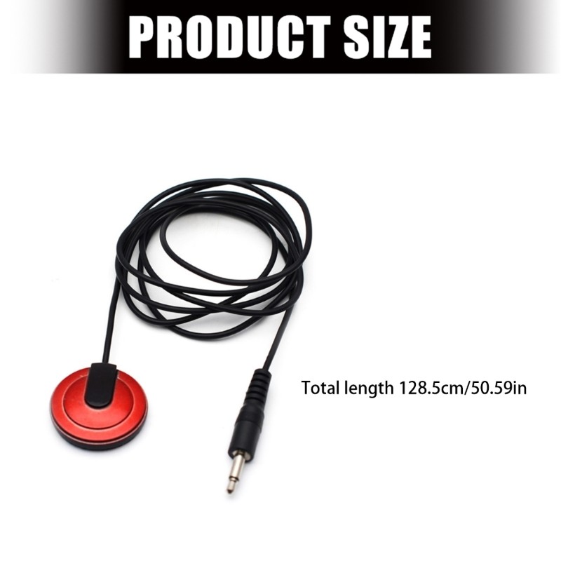 Low Noise Interference Piezoelectric Microphones Pickup for String Instruments