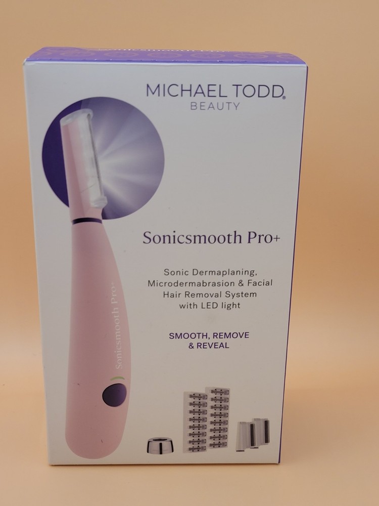 Michael Todd Beauty Sonicsmooth Pro+ Pink Sonic Dermaplaning System