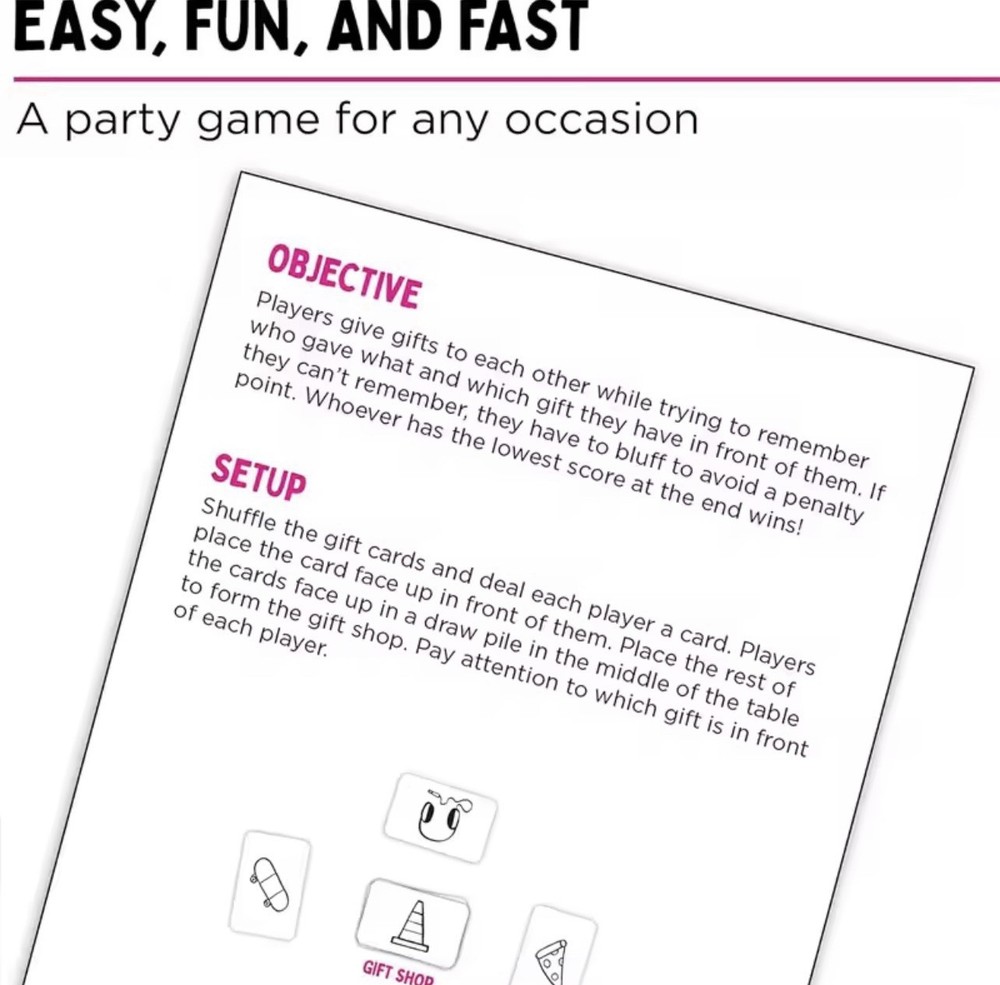 That’s Not a Hat Board Game 8+ Fun Bluffing Memory Party Game Complete