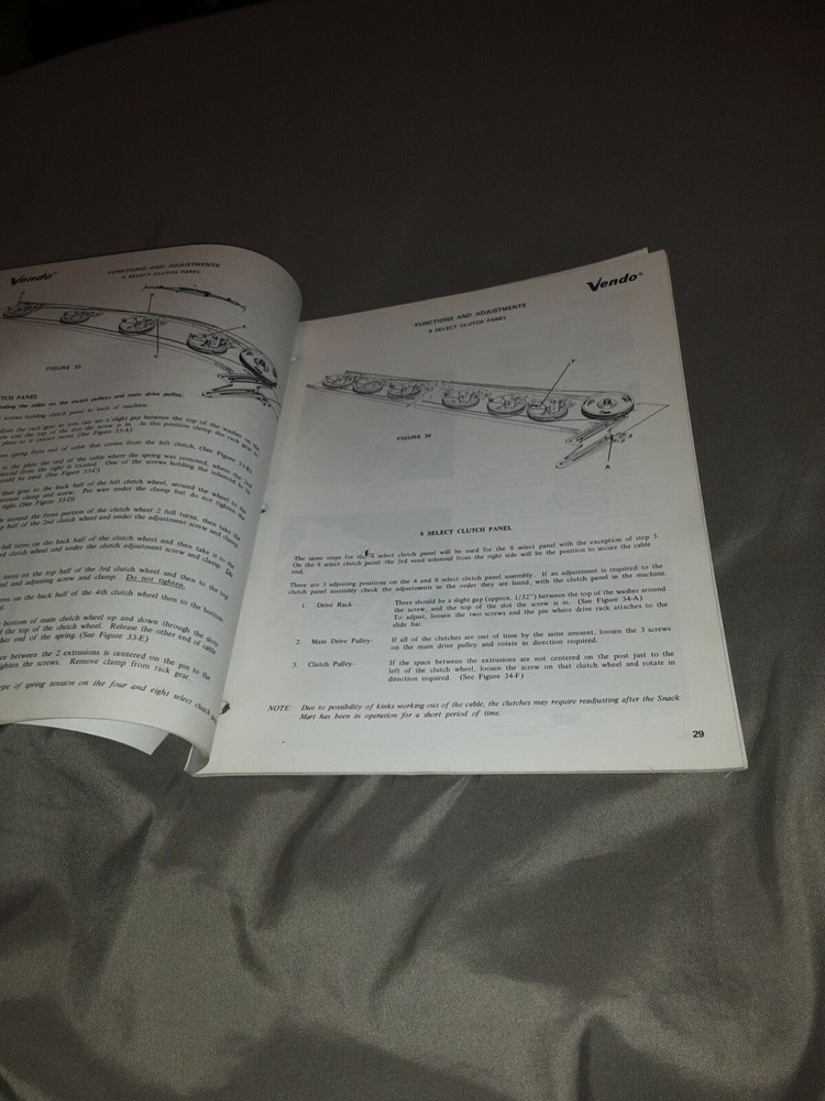 1972 Vendo Snack Mart Service Manual