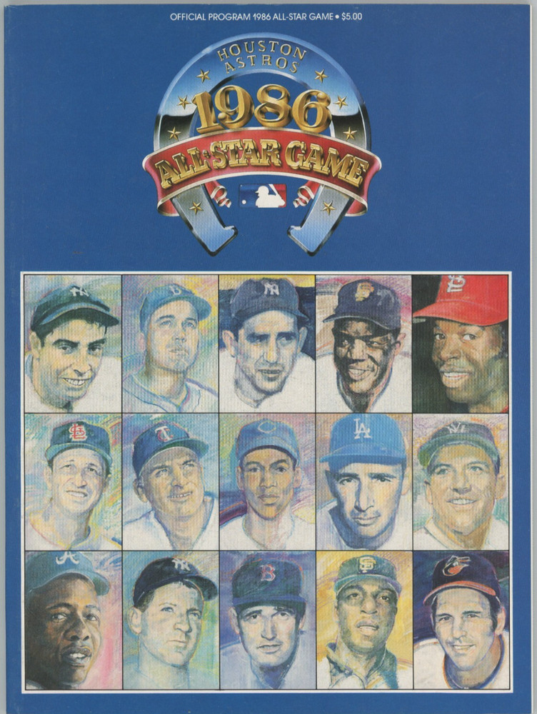 1986 MLB All Star Game OFFICIAL PROGRAM NEAR MINT Condition (2)