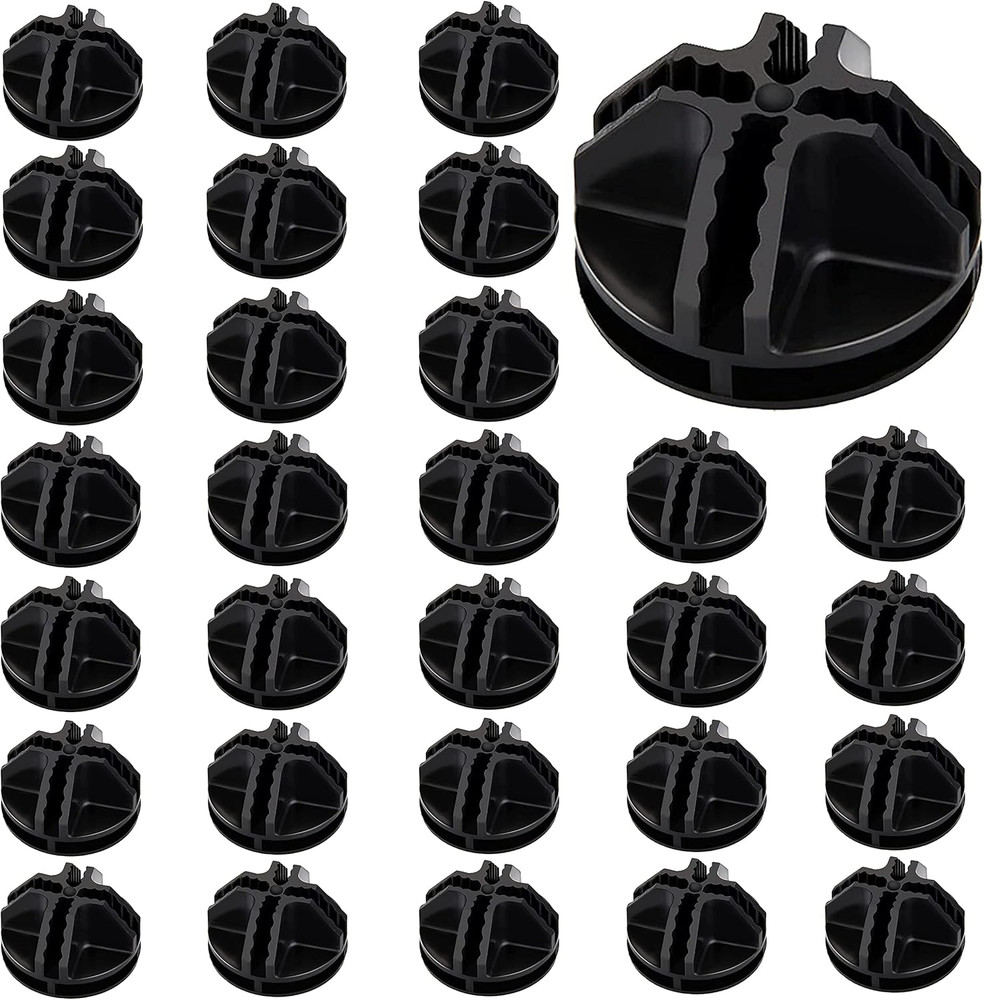 30 Pcs Wire Cube Connectors Plastic Corner Connectors For Diy Cube Storage Shelv
