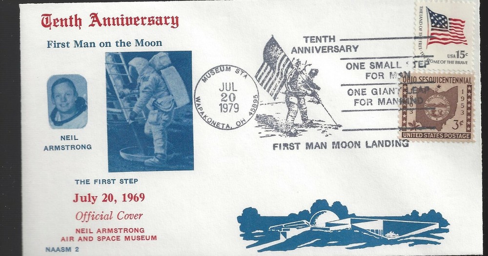 Apollo XI  10th Anniversary Cover 1979