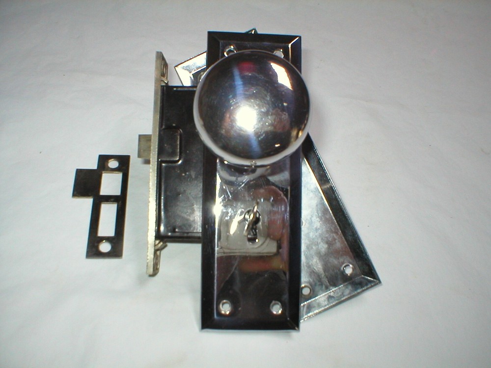 Antique Chrome Door hardware