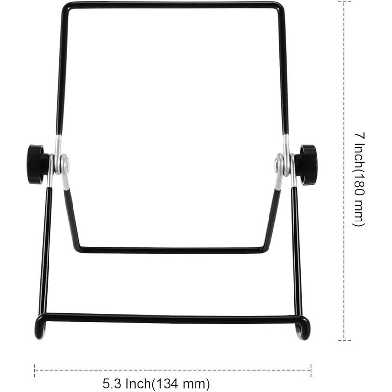 Adjustable Metal Display Stand Portable Tablet Holder Multi-Function Book Frame