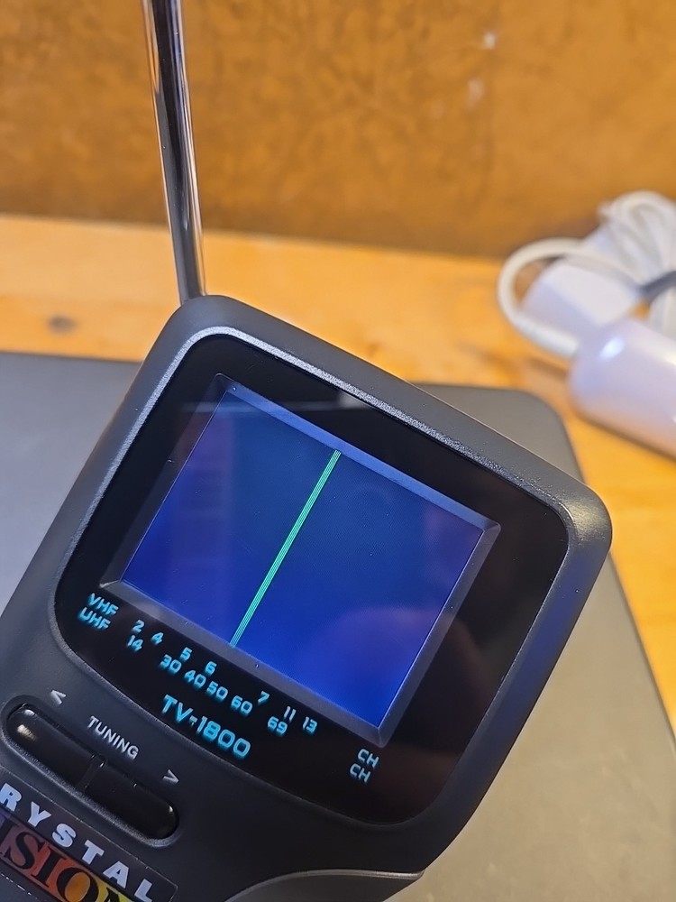 Casio TV-1800B Crystal Vision Portable LCD TV