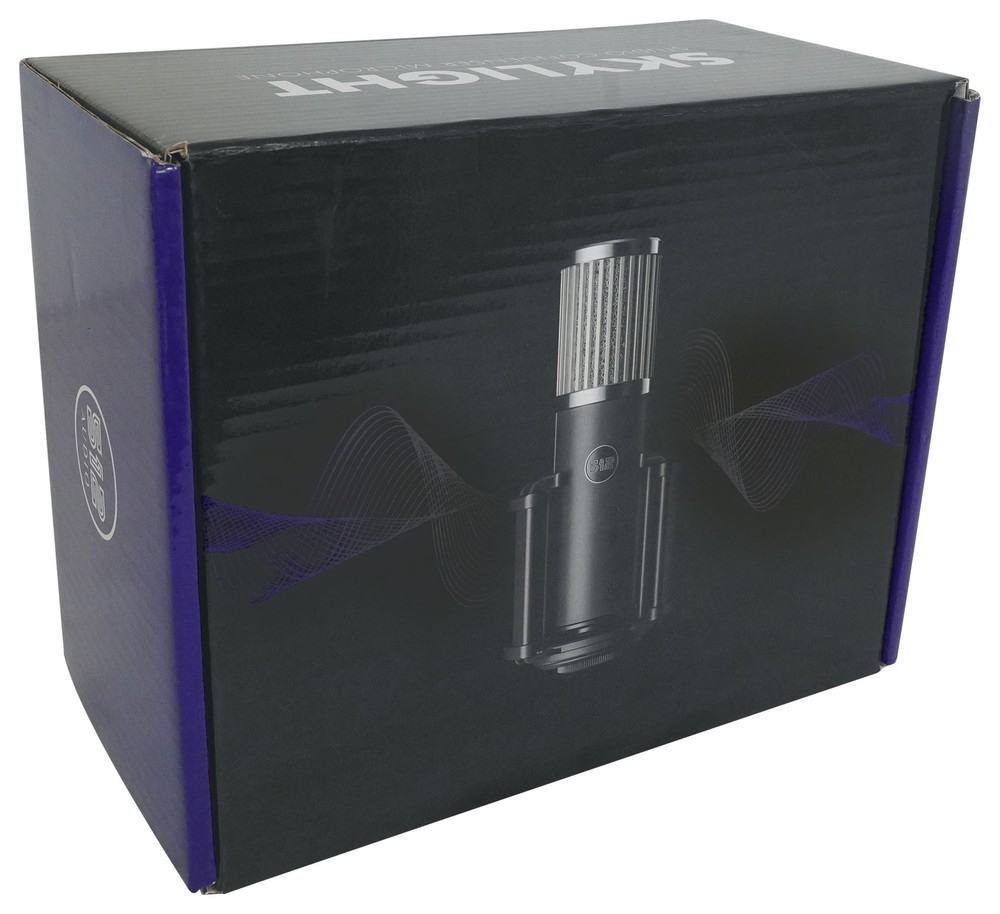 512 Audio Warm Audio Skylight Studio Condenser Microphone+Mic Isolation Shield