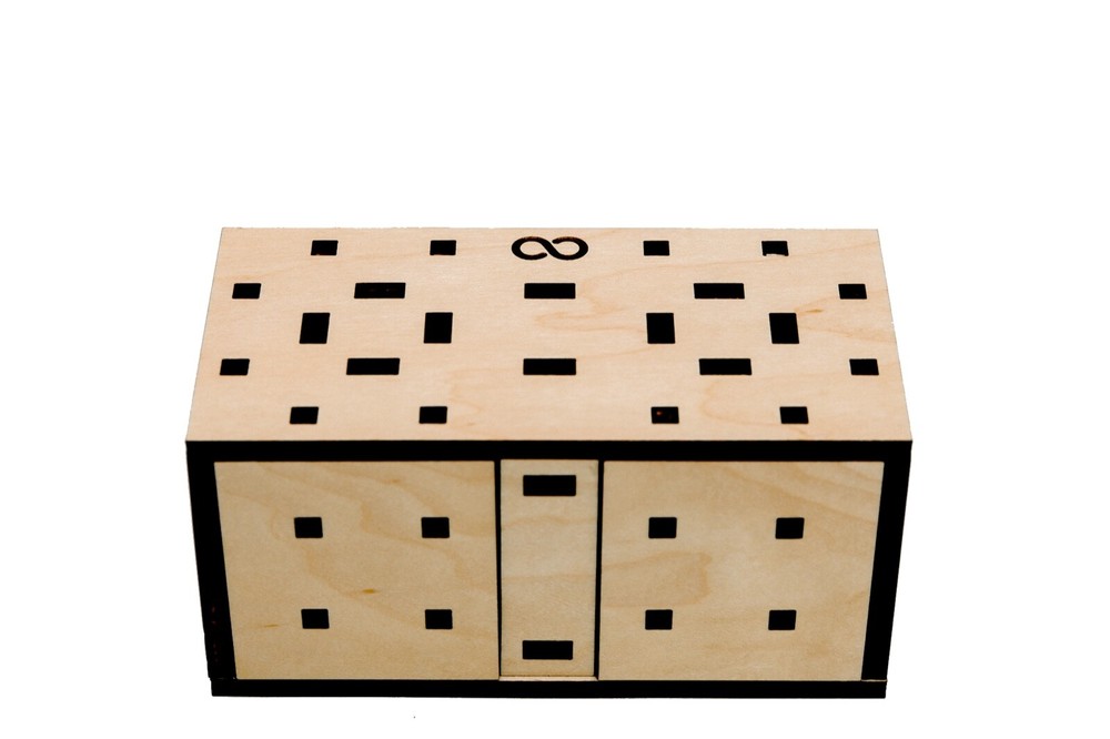 24 Step, Orion Wooden Puzzle Box, Hidden Compartment, Laser Printed