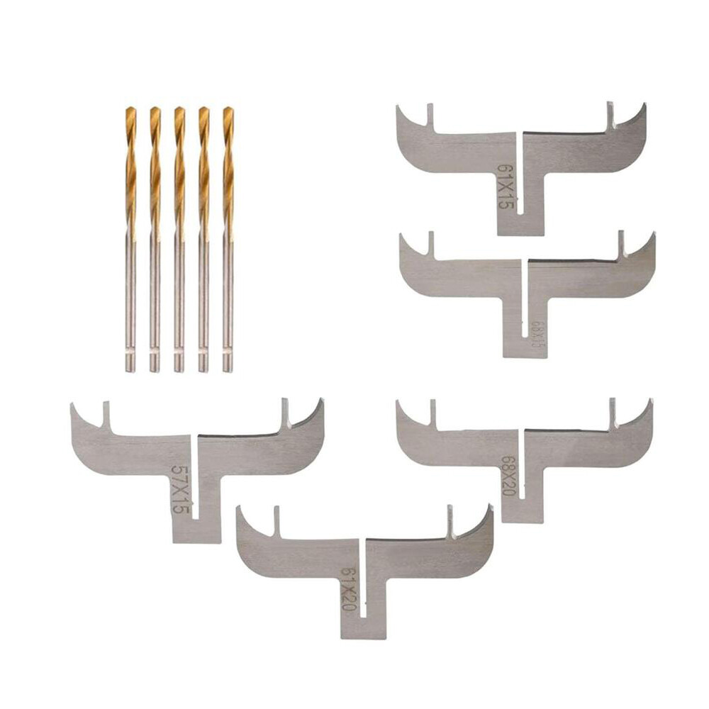 10/12Pcs Wooden Bracelet Ring Milling Maker Multifunction Drill Bit Cutter Tool