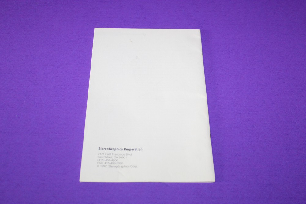 StereoGraphics Crystal Eyes 3D Glasses & Transmitter Set