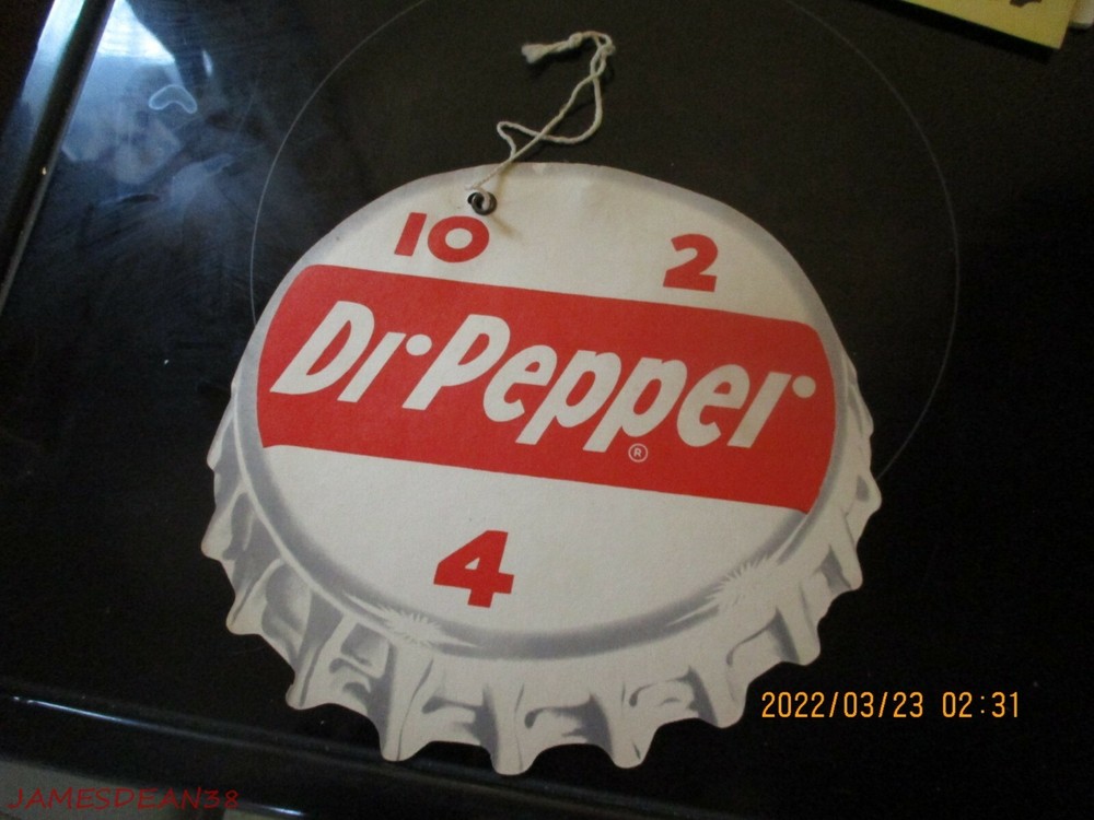 DR PEPPER FAN PULL NOS VINTAGE 10 2 4