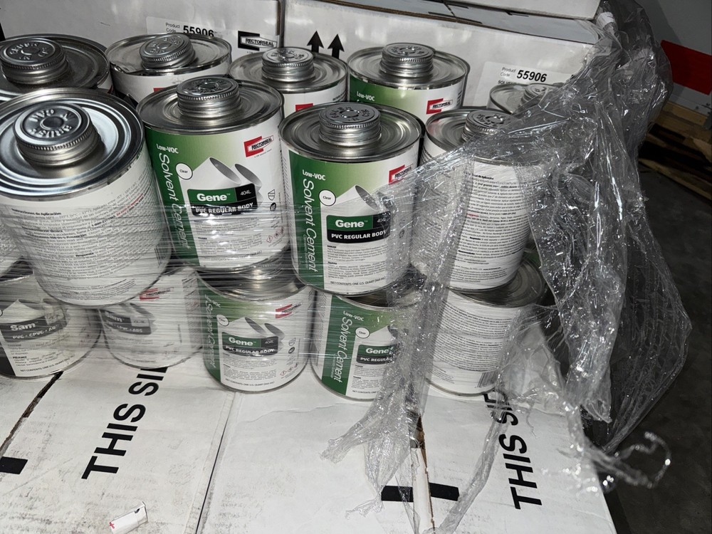 PVC Solvent Cement. Quart.  Pack Of 12