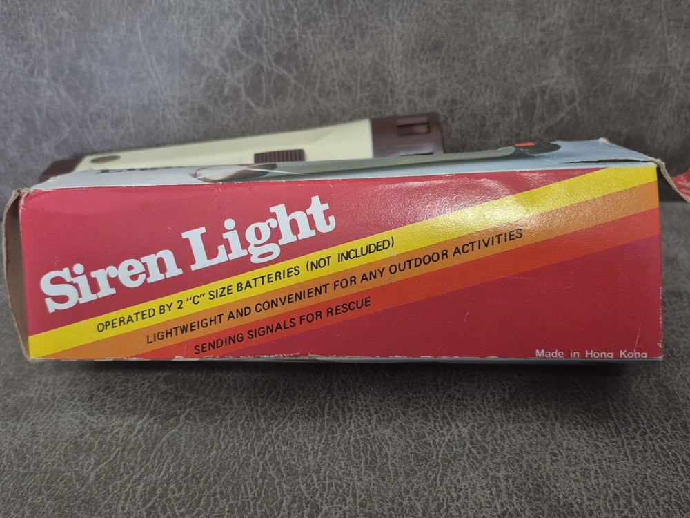 Vintage Kron Siren Flash Light "Loud"
