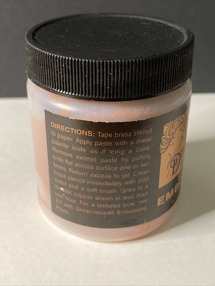 Dreamweaverer Stencils Metallic Copper Embossing Paste