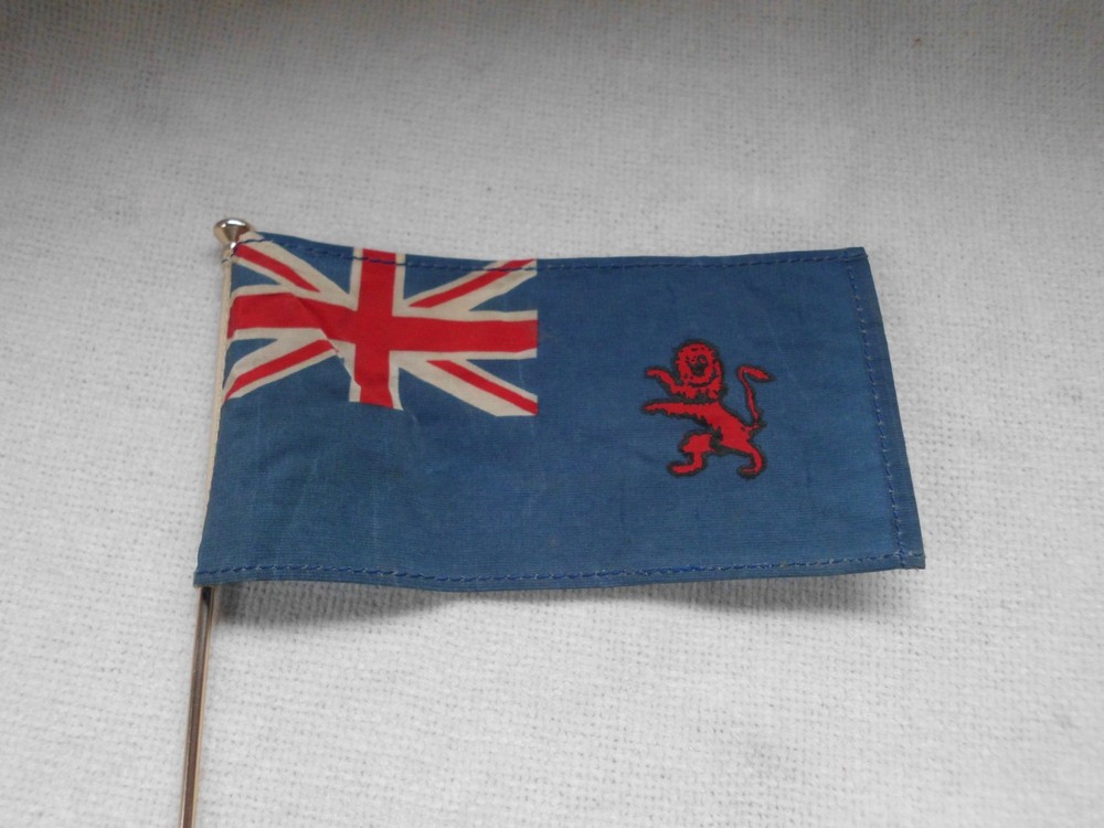BRITISH KENYA MINIATURE FLAG VINTAGE SMALL TABLE DESK FLAG