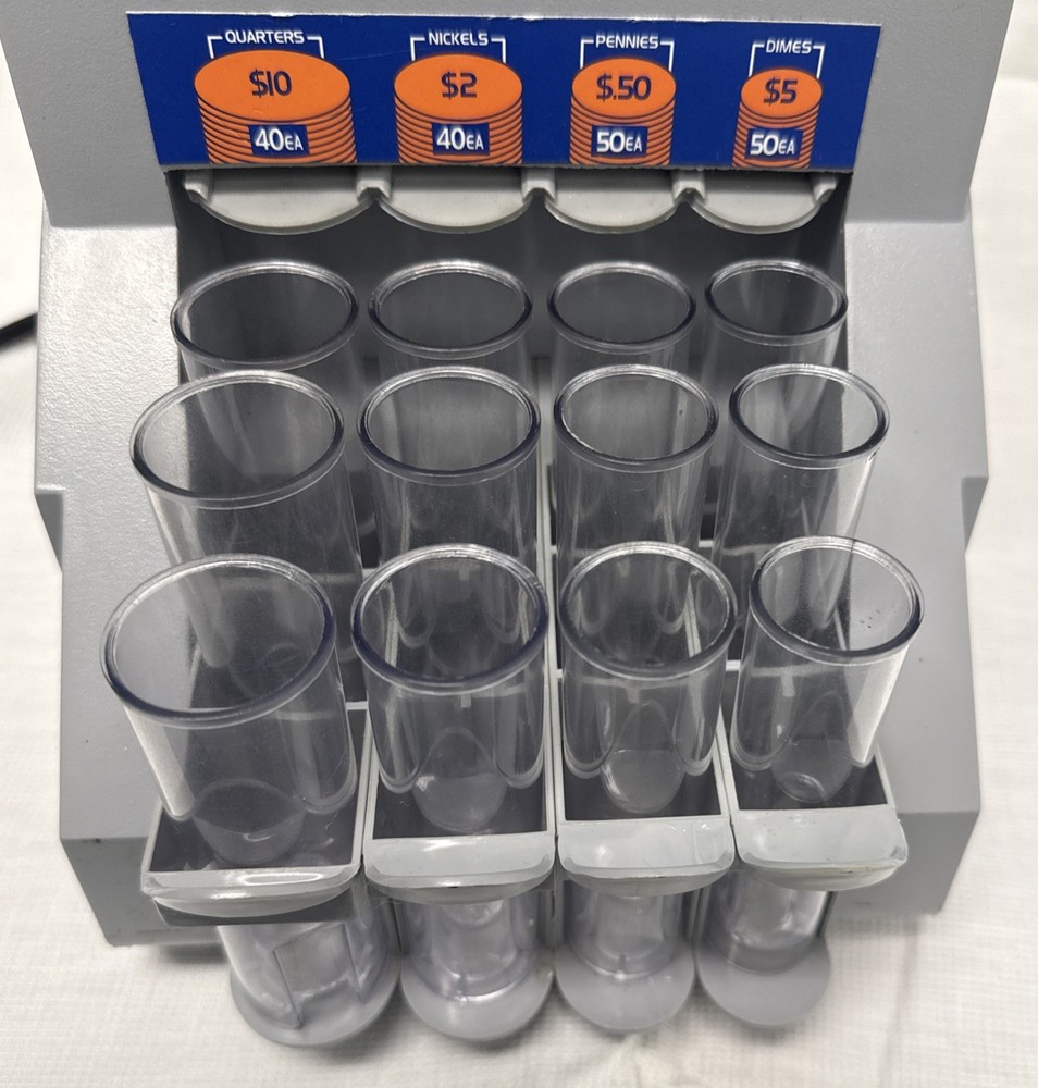 Royal Sovereign FS-3D Fast Sort Automatic Digital Coin Sorter Tested Working