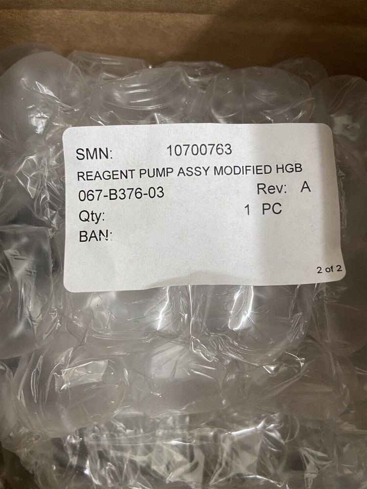 Siemens UFC Reagent Pump Kit 10700758