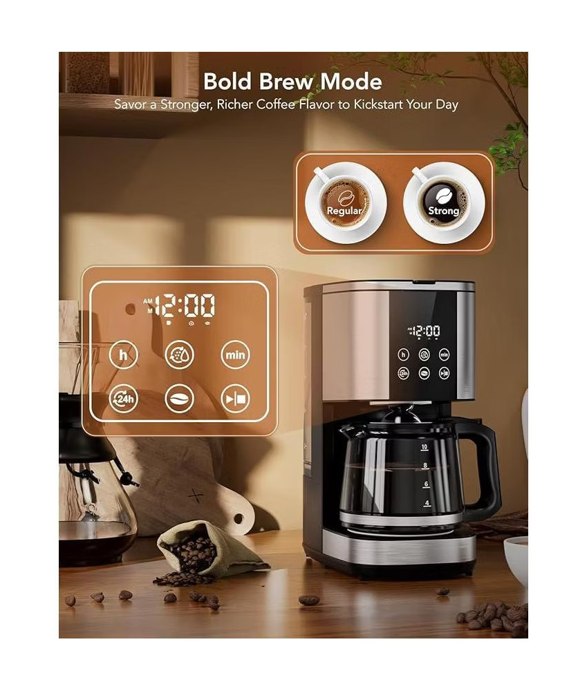 10-Cup Drip Coffee Maker, Black