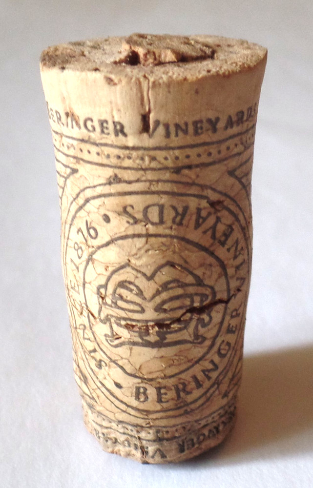Vintage BERINGER VINEYARD Cork