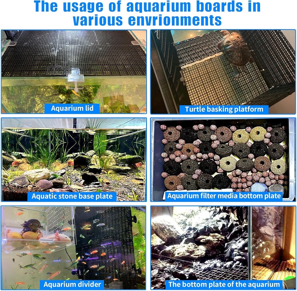 Adjustable Plastic Grid for Aquarium Tank Divider