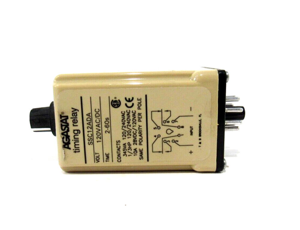 NEW AGASTAT SSC12ADA TIMING RELAY