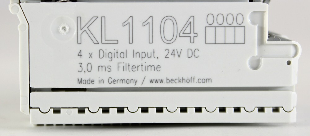Beckhoff KL1104 4x Digital Input, 24V DC 3.0 ms Filtertime
