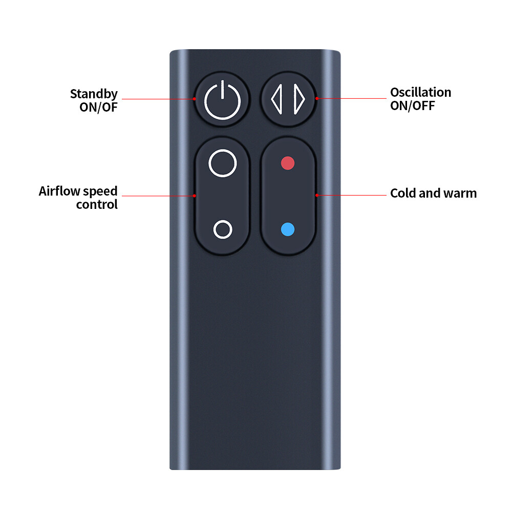 Replacement Remote Control For Dyson AM04 AM05 Hot+Cool Heater Table Fan