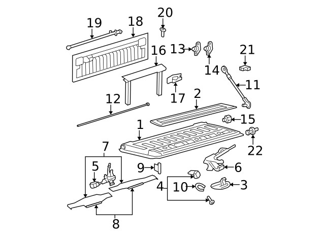 Genuine Ford Hinge Pin 9L3Z-99402B64-A