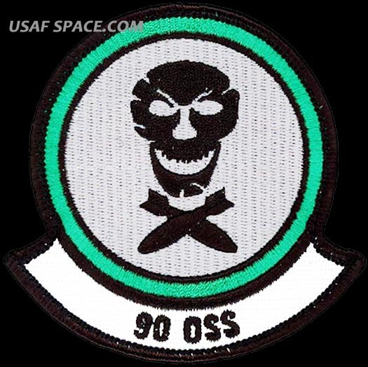 USAF 90th OPERATIONS SUPPORT SQ - OSS - 321st MS -Minuteman III - ORIGINAL PATCH