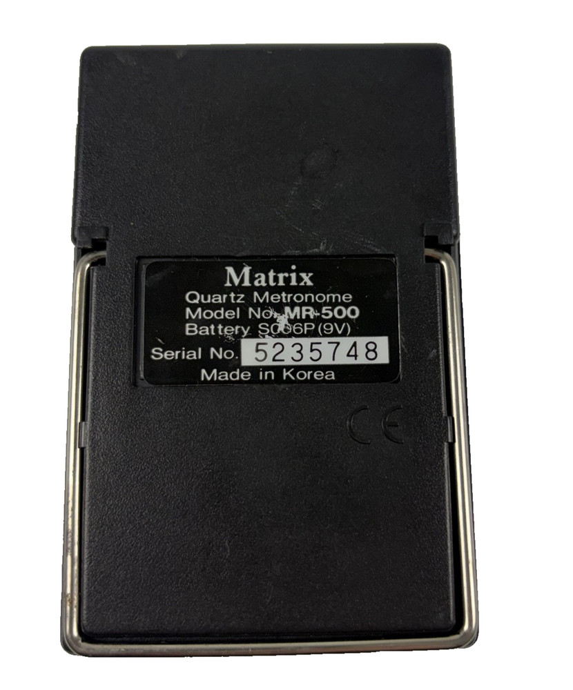 Matrix MR-500 Quartz Metronome Tested Working