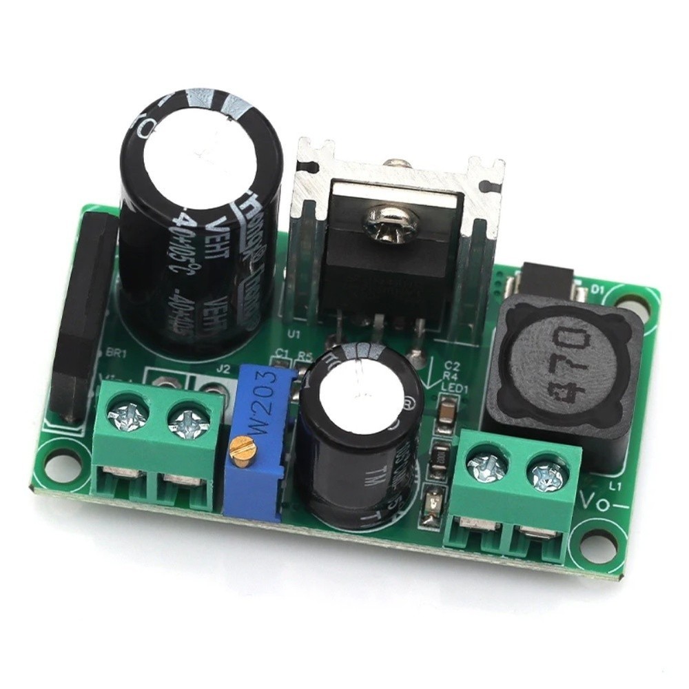 Adjustable Voltage Step Down Power Module AC DC Input Range 5V 50V Output