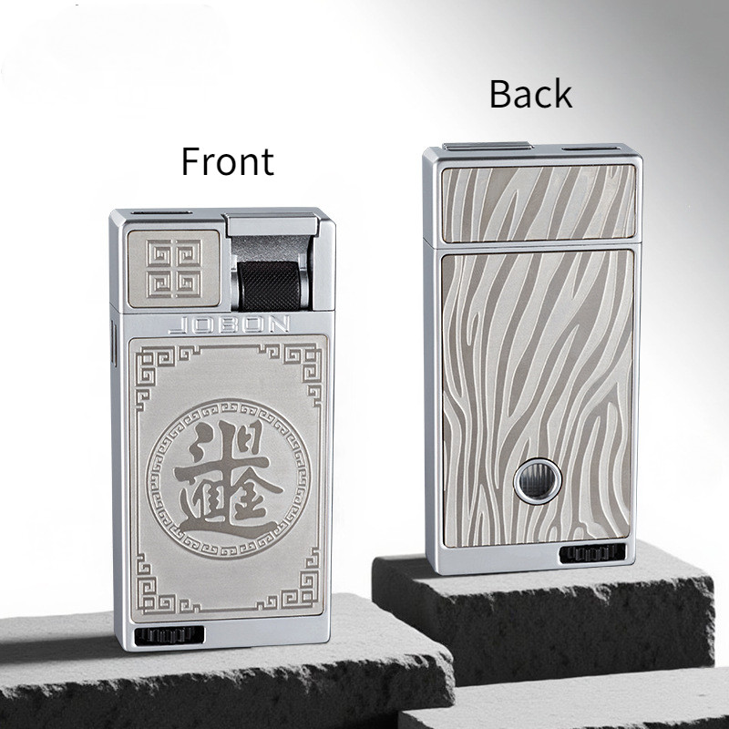 Lever Push Ignition Windproof Lighters Strong Direct Rush Cigarette Lighters