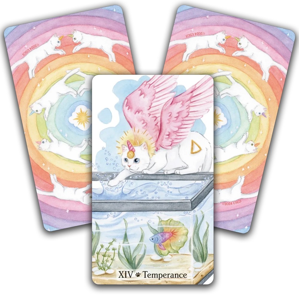 Caticorn Tarot: 78 Tarot Cards & Guidebook