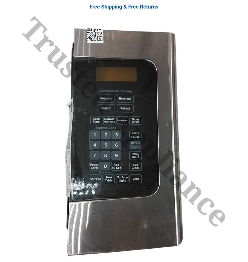 GE Microwave Control Panel Console WB56X20991 SILVER