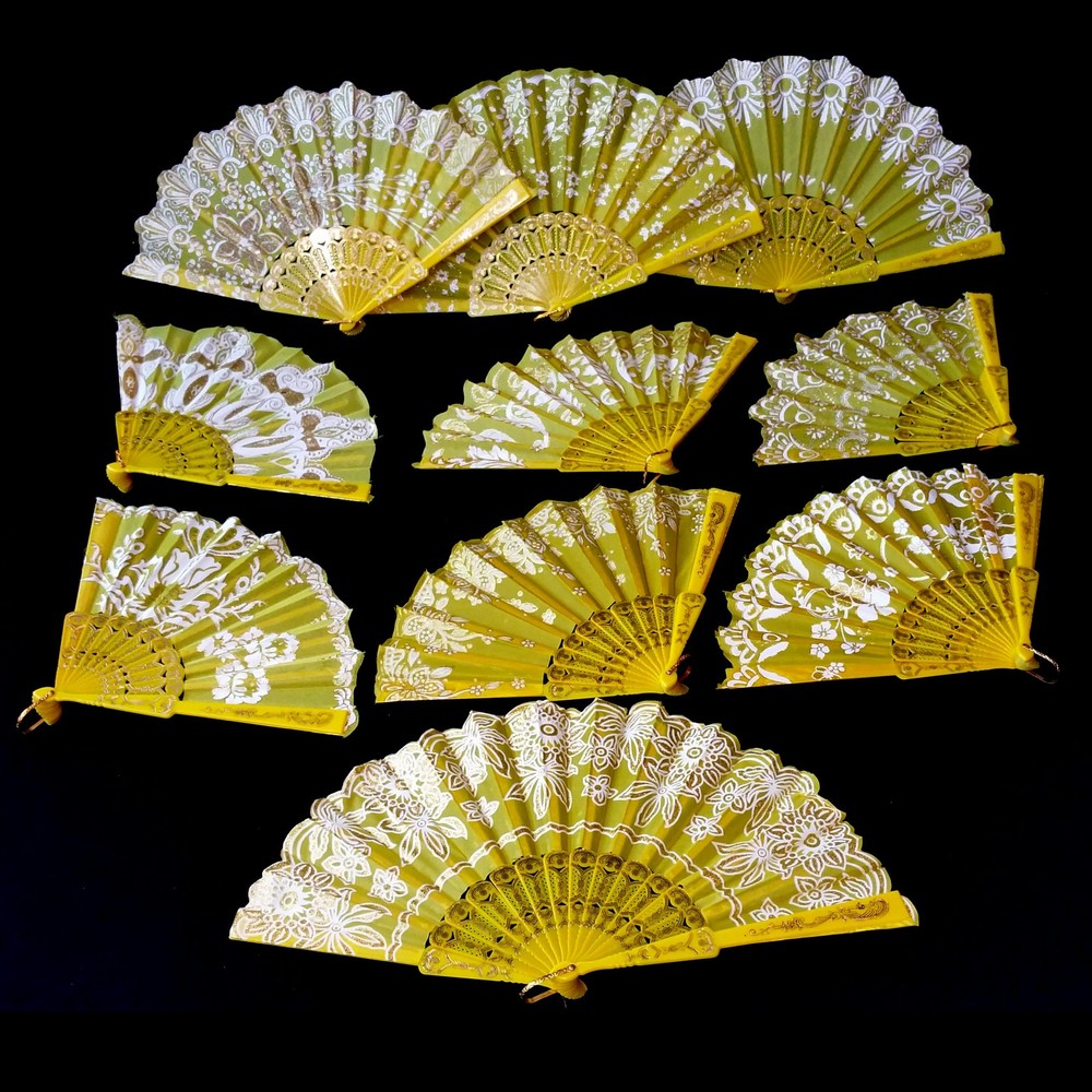 Decorative Wall Fan With Glitter