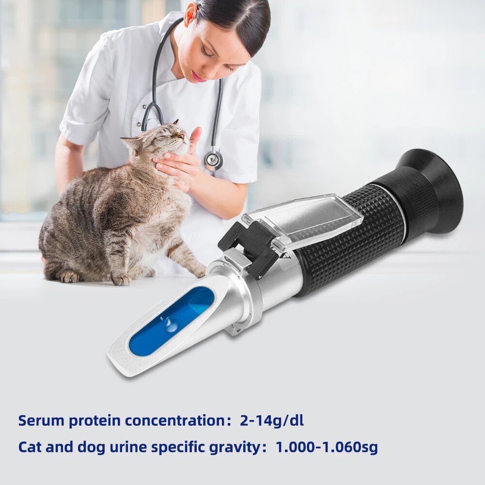 Cat Dog Urine Refractometer Professional Pet Protein Hemoglobin Specific Gravity