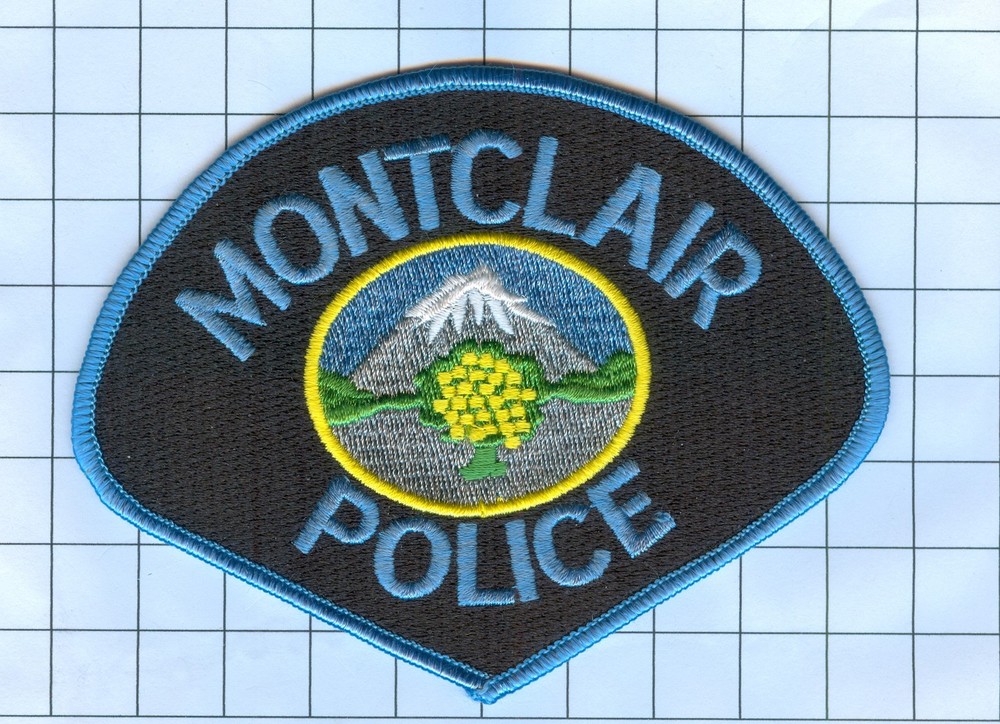 Police Patch -  California -Montclair (Blue Border)