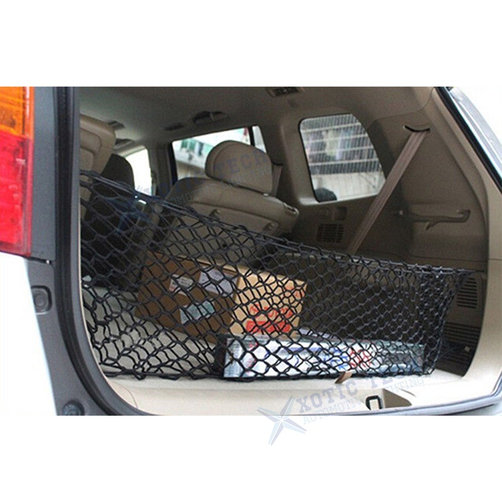Fit SUBARU FORESTER 1998-2026 Elastic Trunk Mesh Storage Double Layer Cargo Net