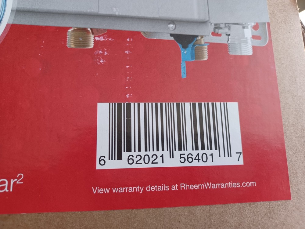 Rheem Performance Plus 9.5 GPM Outdoor Natural Gas Tankless Water Heat