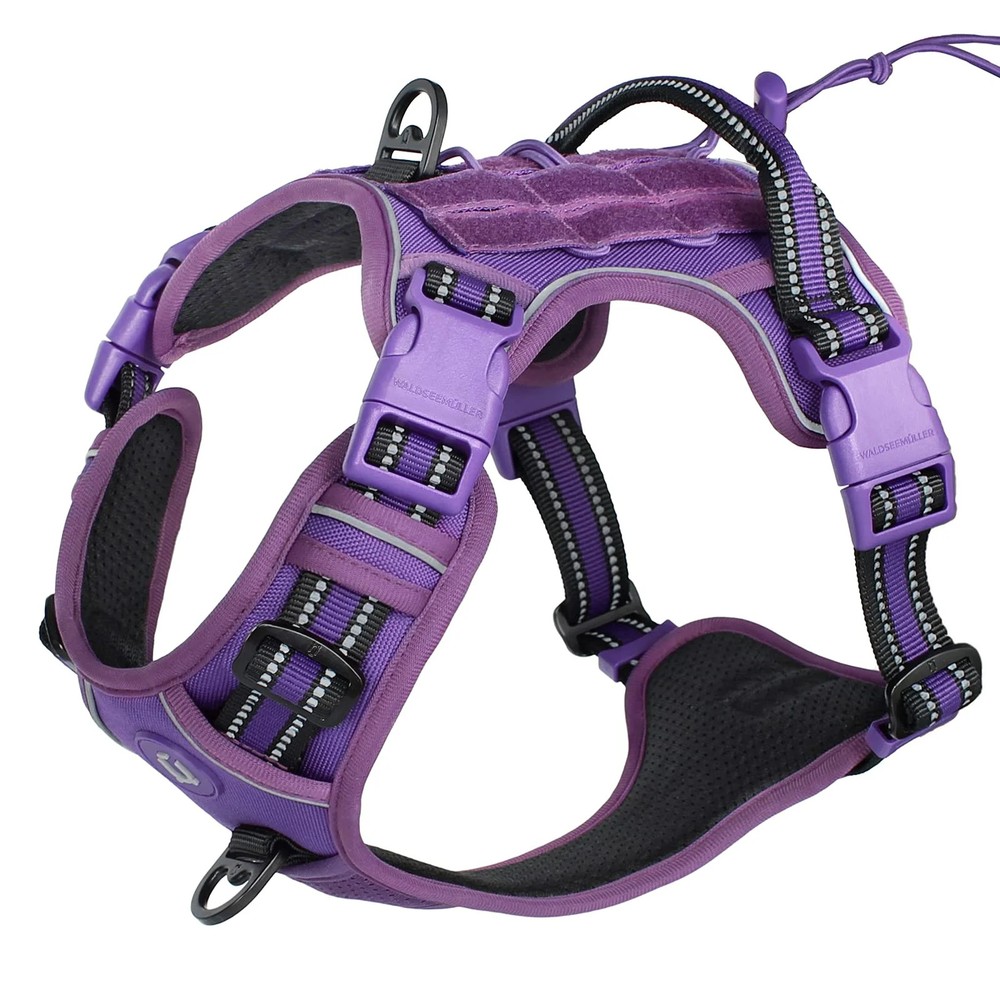 Tactical No Pull Dog Harness MOLLE Adjustable Reflective Military Vest for Large