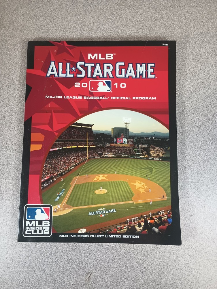 2010 MLB All Star Game Official Program Magazine