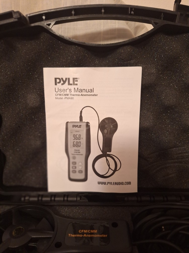 Pyle PMA90 Digital Handheld Anemometer – Great Condition