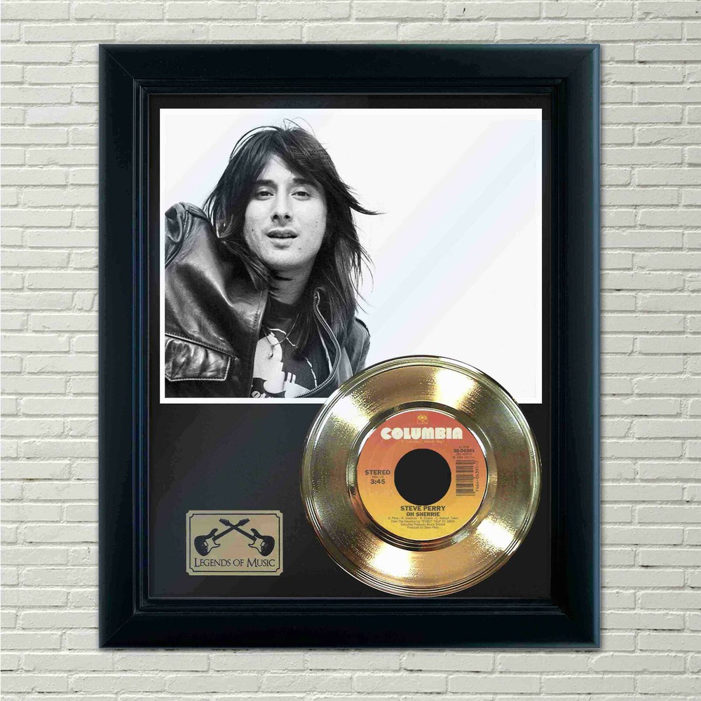 Steve Perry "Oh Sherrie" Framed Record Display