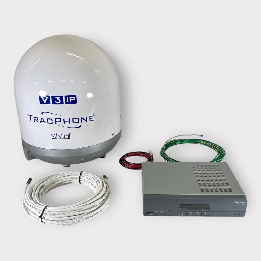 KVH Tracvision M3dx “Grab and Go” Replacement Unit Fully Tested Working!!