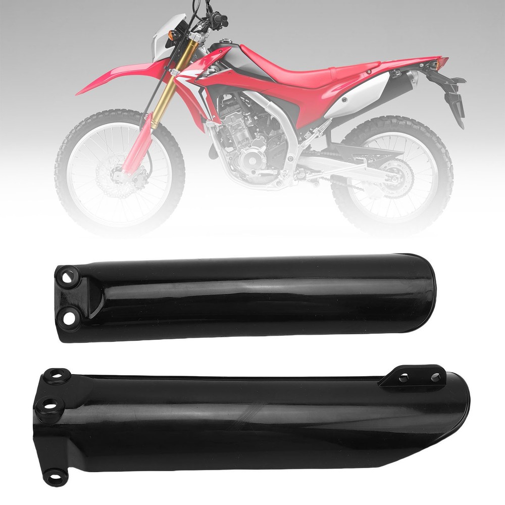 Black Fork Guard Protector Front Fork Guard Covers Shockproof Anti Aging St TWSY