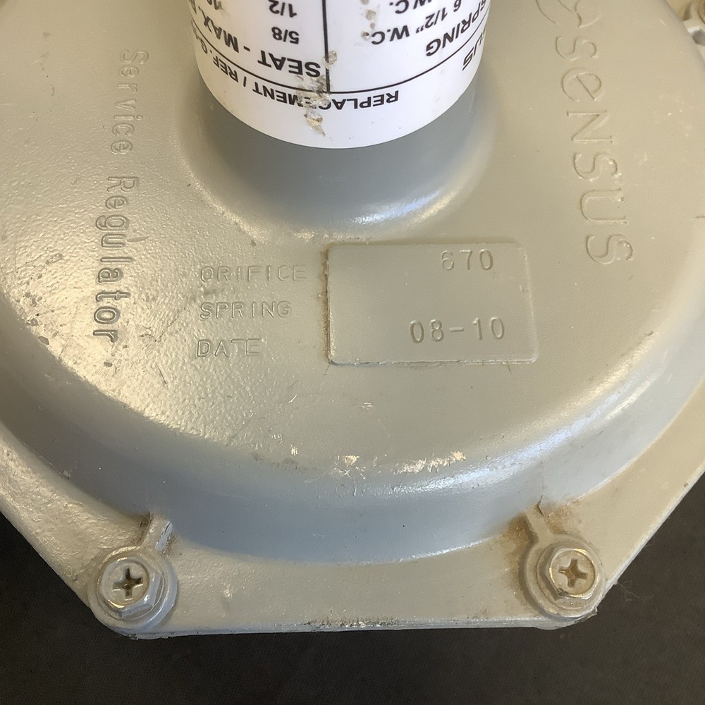 Sensus Gas Pressure Regulator 143-80-2