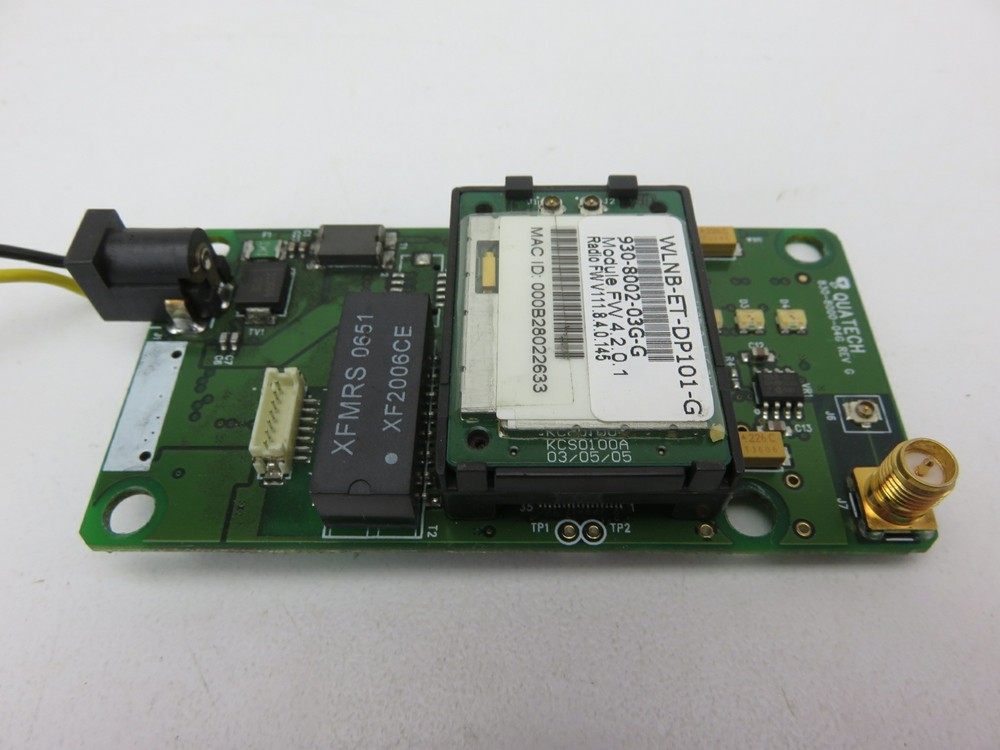 Quatech B&B Electronics 830-8000-04G RF Transceiver Module RP-SMA Chassis Mount